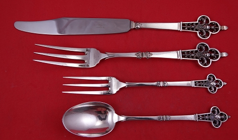 Dinner 4-pc Setting availability based on stock listed below - Renaissance by Christofle &frasl; Cardeilhac - Sterling